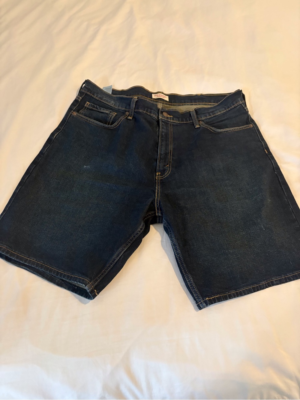 Levi's Dark Blue Denim Jean Shorts